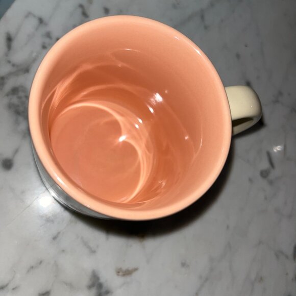 Vintage Floral Mug with Peach Interior - Picture 3 of 4